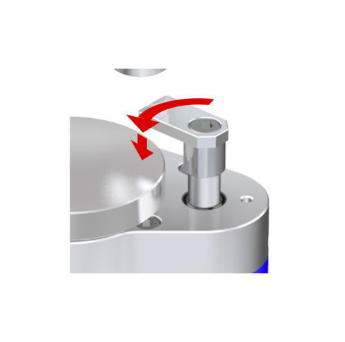Bridage pivotant